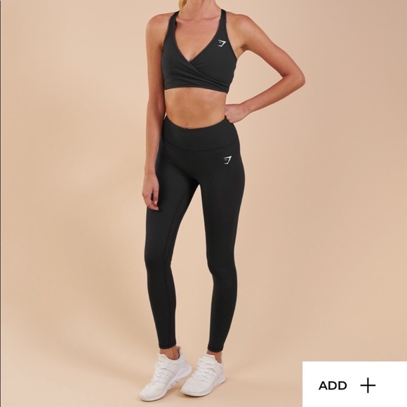 GYMSHARK Pants - Black Gymshark Leggings